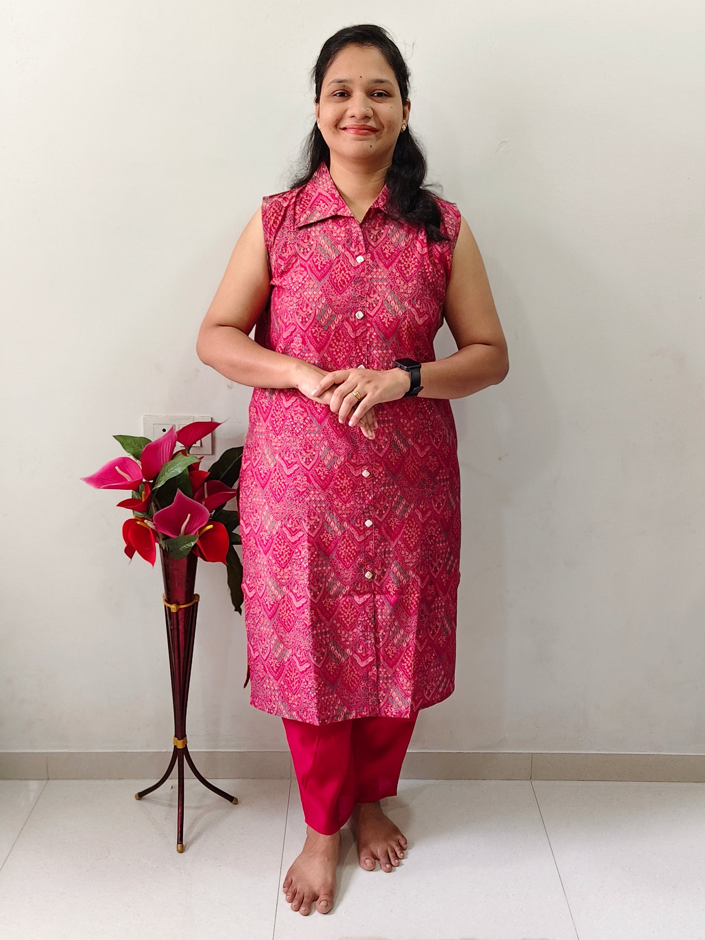 Elegant Collections Premium Co Ord Sets for Women in Vibrant Pink with Stylish Pattern and Comfortable Fit