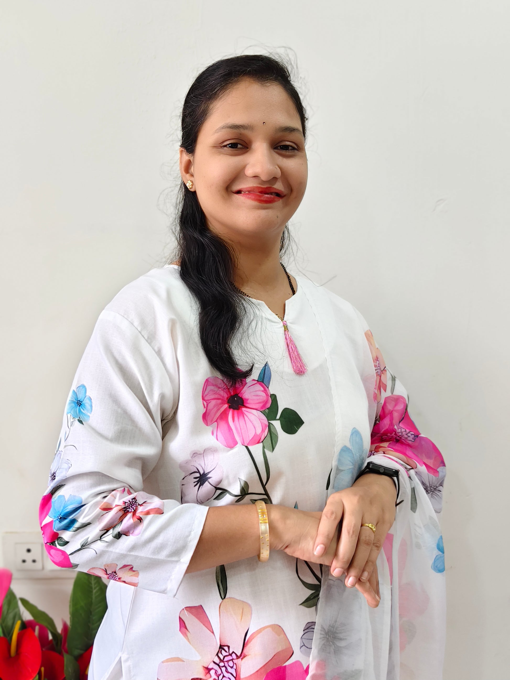Elegant Collections digital printed kurti sets featuring floral designs and comfortable fit